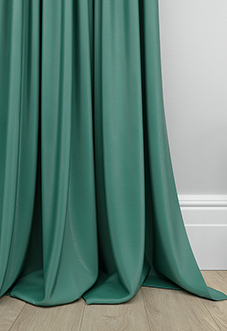 Akoya Faux Silk, Lustre Emerald Green - Made to Measure Curtain